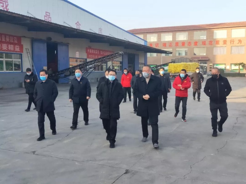 縣長申琳調(diào)研旭瑞集團(tuán)疫情防控、復(fù)工復(fù)產(chǎn)情況！